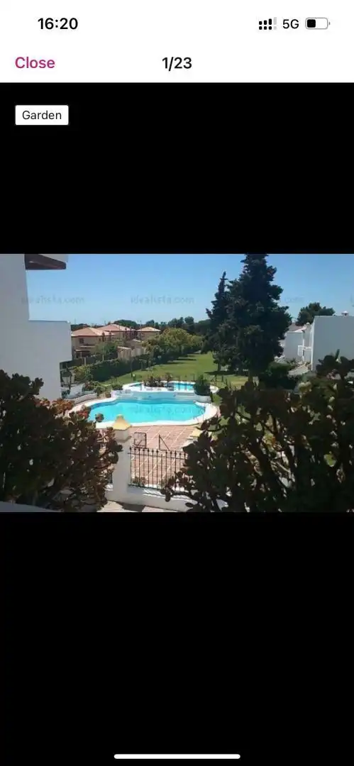 Jardín de Piso de alquiler en El Puerto de Santa María con Aire acondicionado, Jardín privado y Terraza