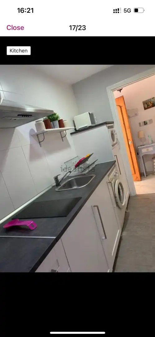 Wohnung zur Miete in Calle Ancla, Vistahermosa Küche von Wohnung zur Miete in El Puerto de Santa María mit Klimaanlage, Privatgarten und Terrasse