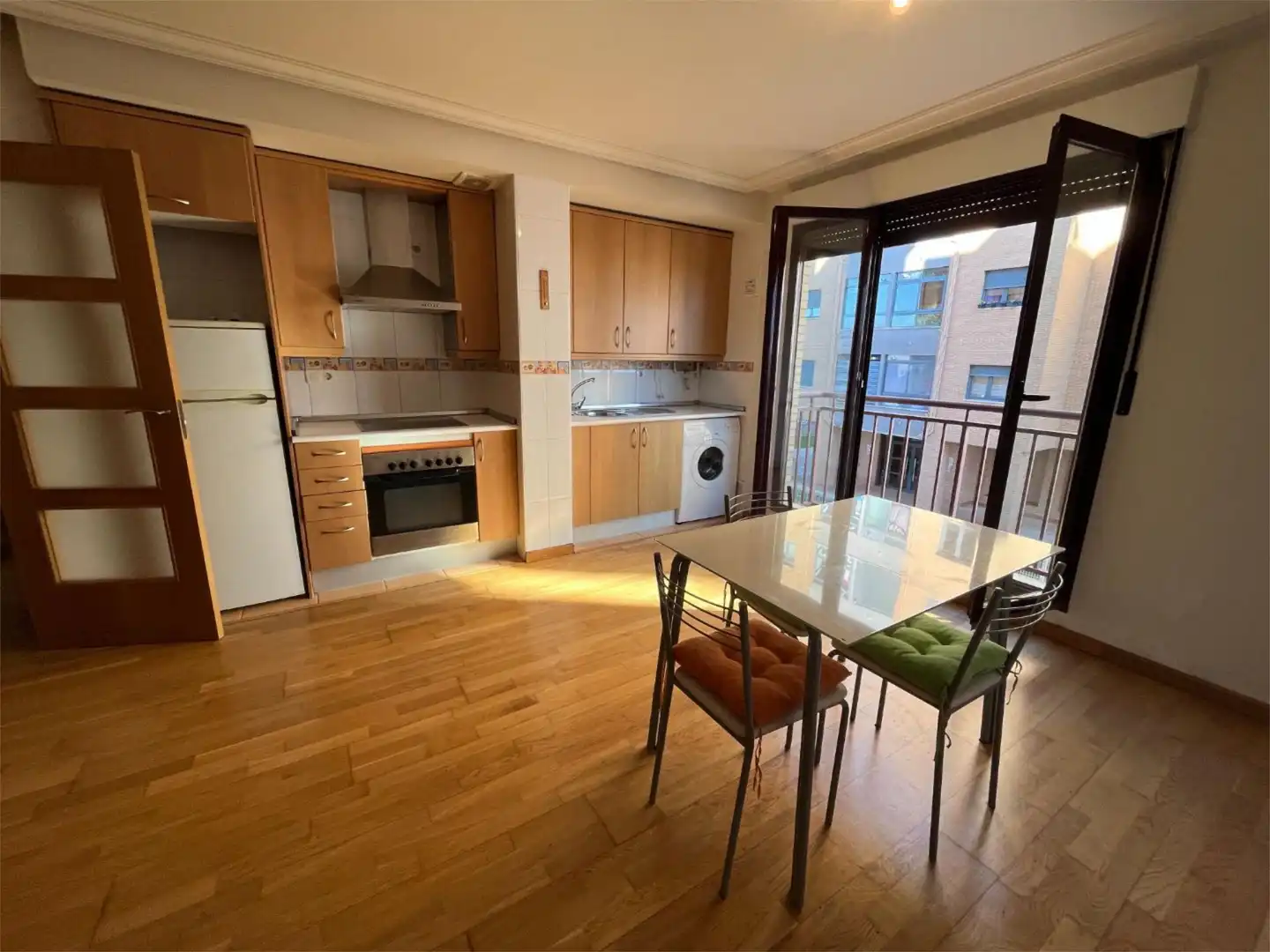 Kitchen of Flat for rent in Zamora Capital   with Balcony