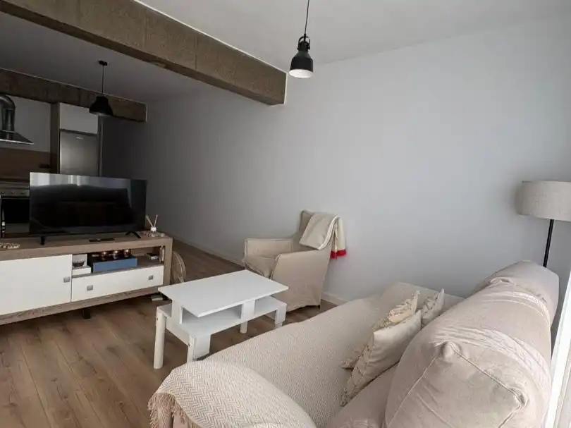 Apartamento de alquiler en Calle Legión X, 38, Centro Sala de estar de Apartamento de alquiler en Mérida con Aire acondicionado y Balcón