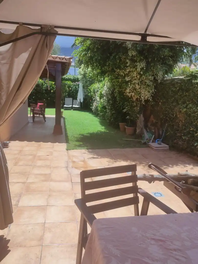 Einfamilien-Reihenhaus zur Miete in Calle Bicacarera, 25, Santa Úrsula Garten von Einfamilien-Reihenhaus zur Miete in Santa Úrsula mit Terrasse und Balkon
