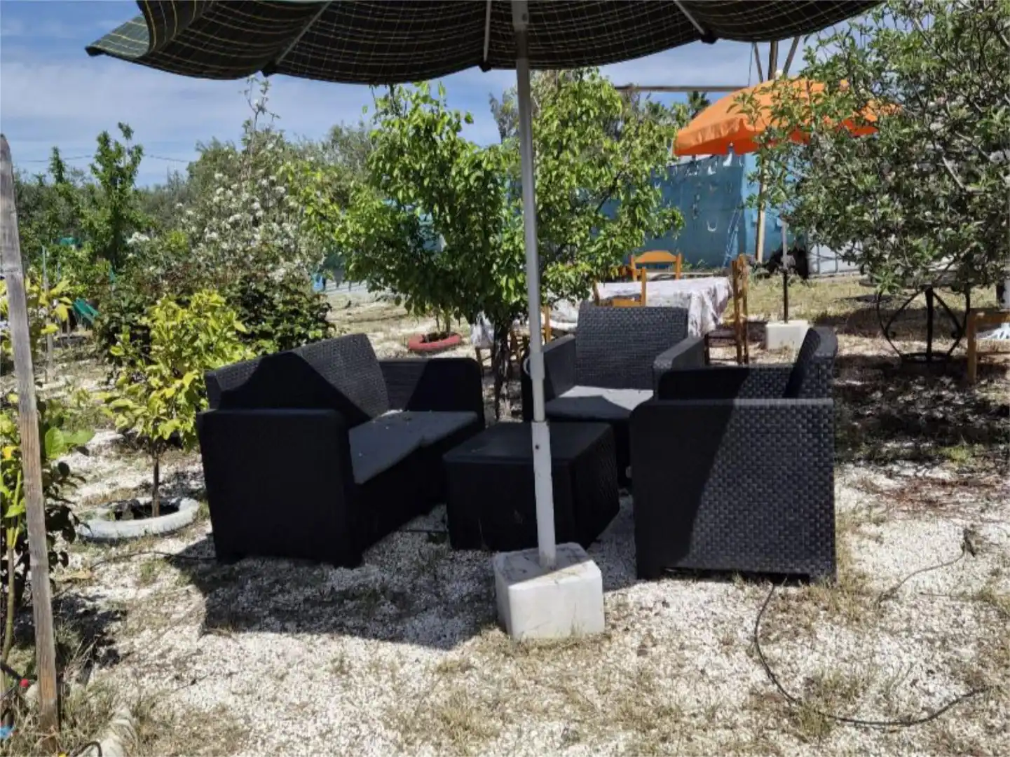 Terrace of Country homes for sale in La Carlota  with Air Conditioner, Terrace and Swimming Pool