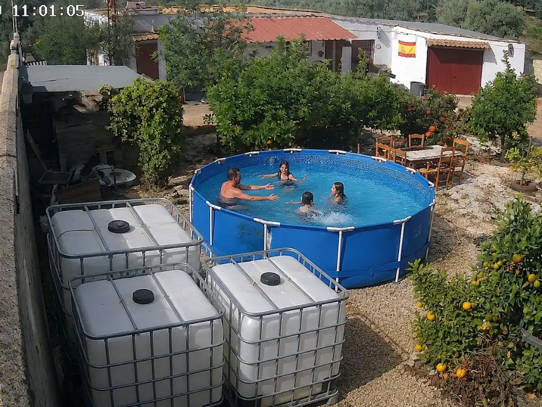 Swimming pool of Country homes for sale in La Carlota  with Air Conditioner, Terrace and Swimming Pool