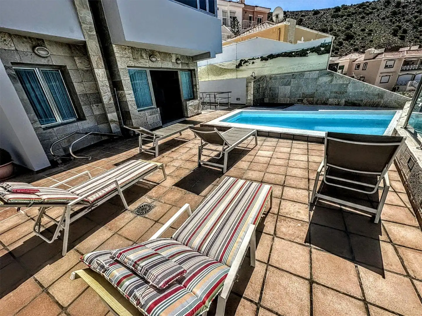 Terraza de Casa o chalet de alquiler en Mogán con Calefacción, Terraza y Trastero