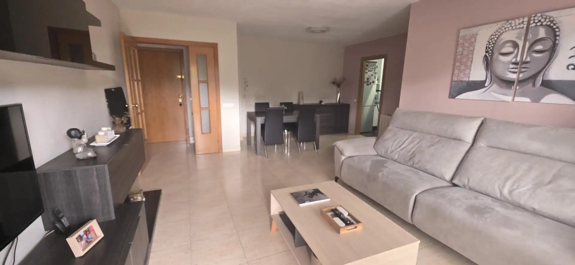 Sala de estar de Piso en venta en Vilafranca del Penedès con Aire acondicionado, Calefacción y Jardín privado