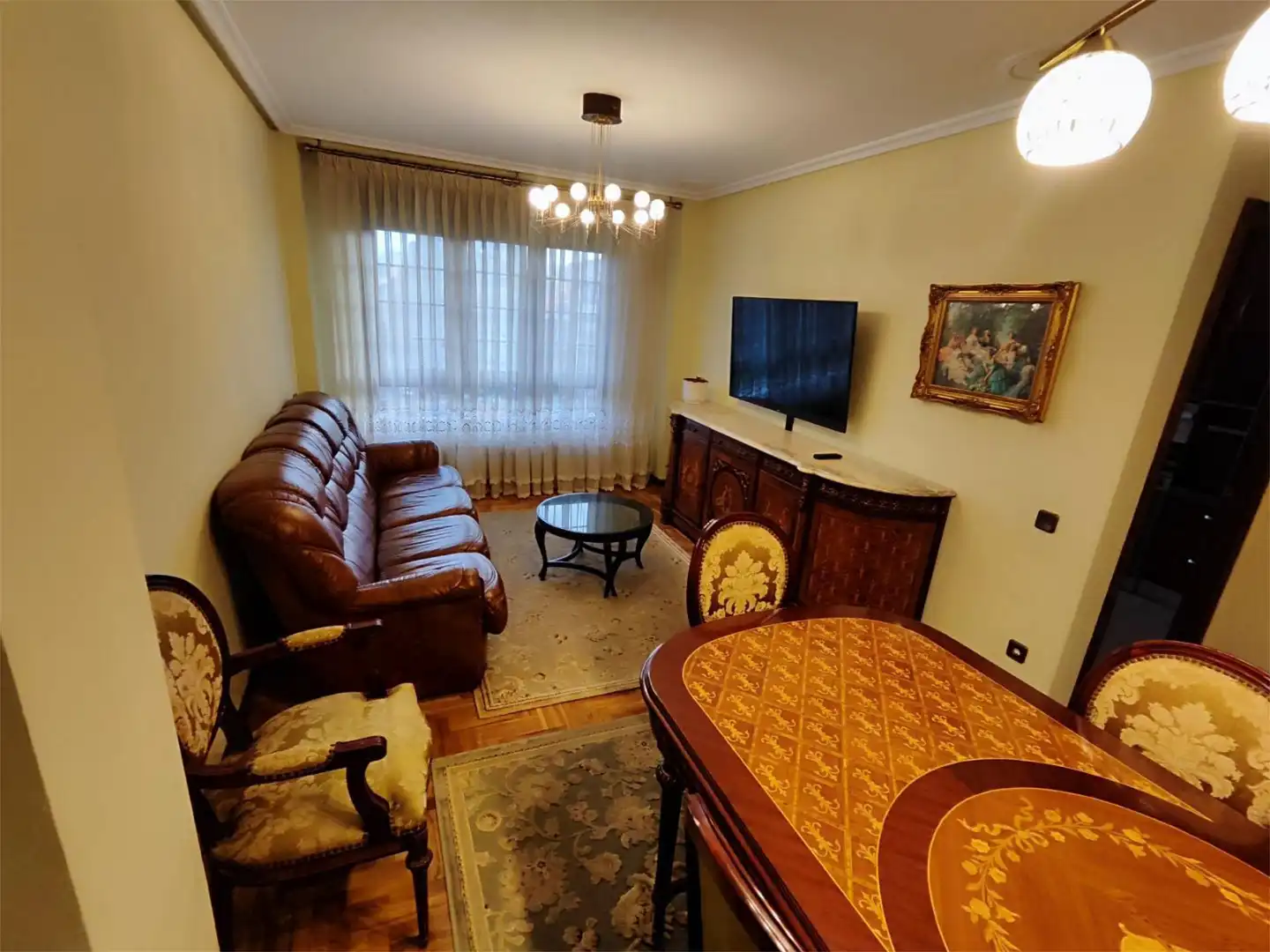 Sala d'estar de Pis de lloguer en Gijón 
