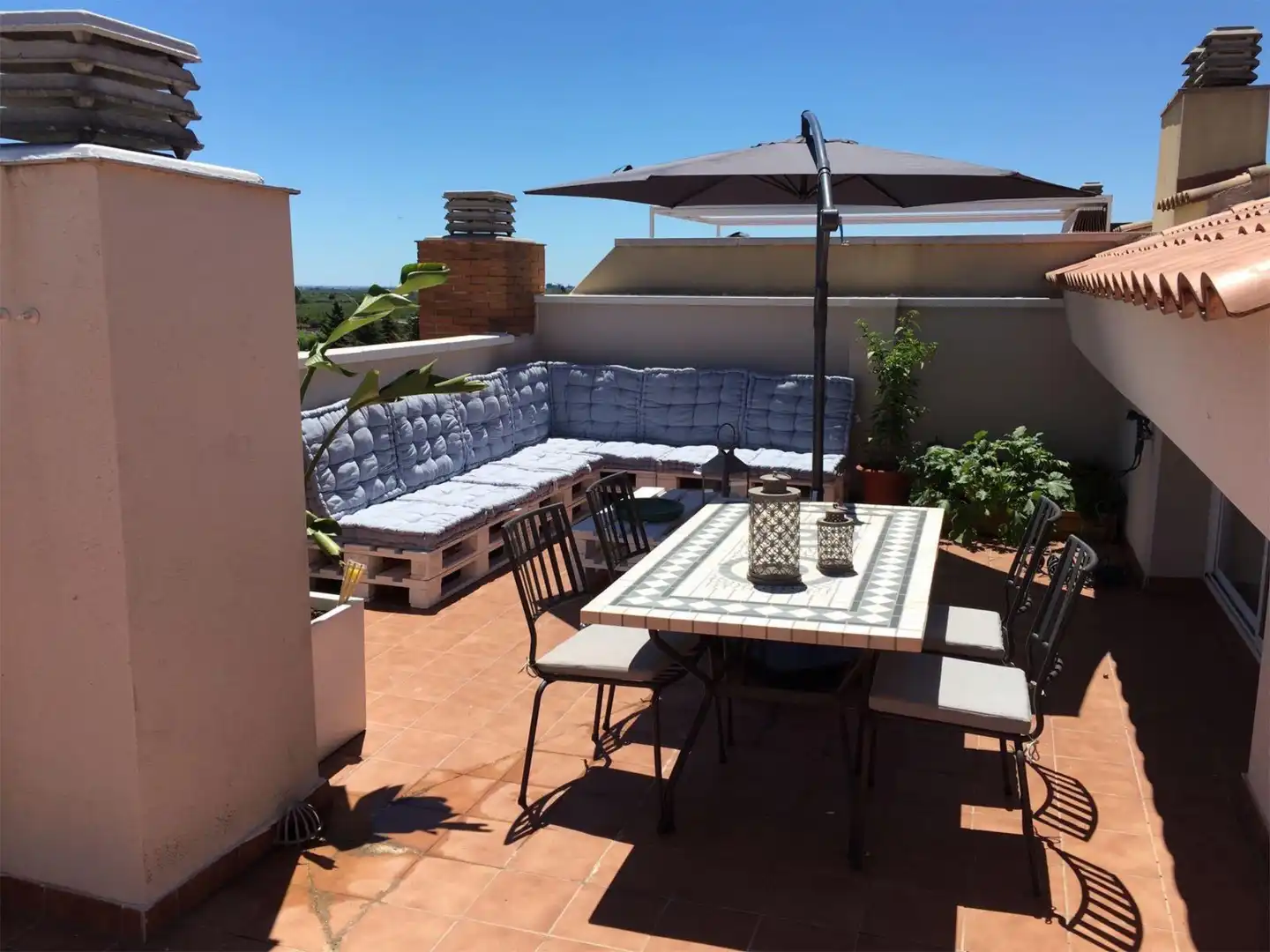 Terraza de Dúplex en venta en La Pobla de Mafumet con Calefacción, Parquet y Terraza