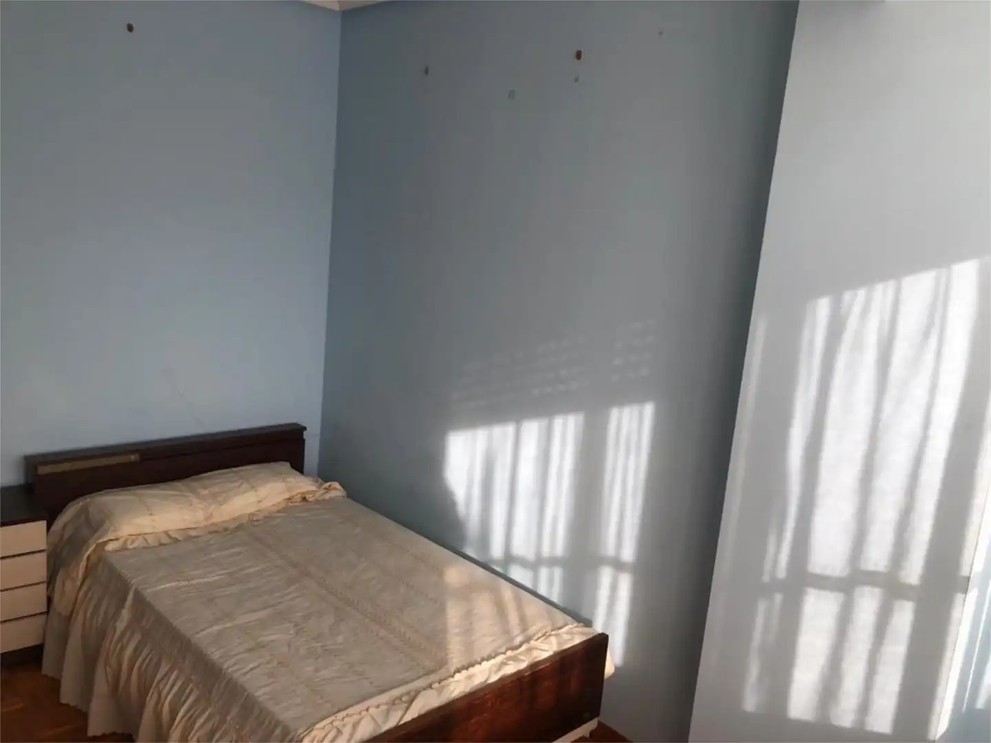 Bedroom of Flat for rent in Ferrol  with Parquet flooring, Terrace and Furnished