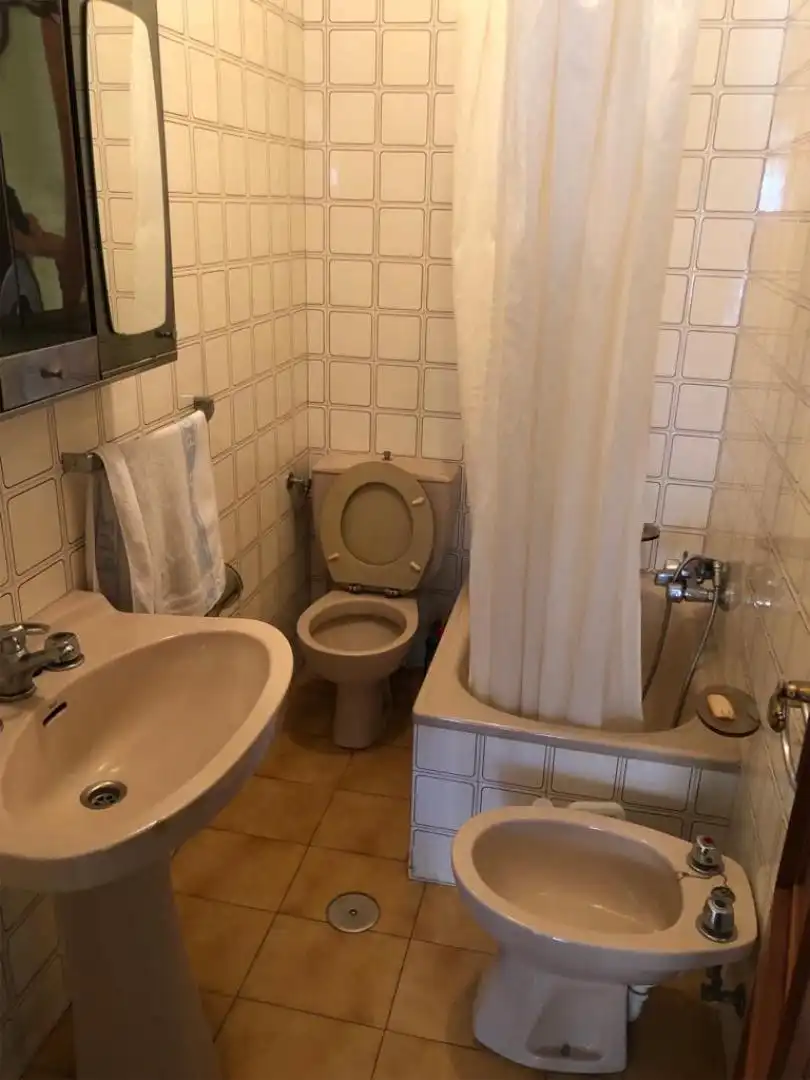 Bathroom of Flat for rent in Ferrol  with Parquet flooring, Terrace and Furnished
