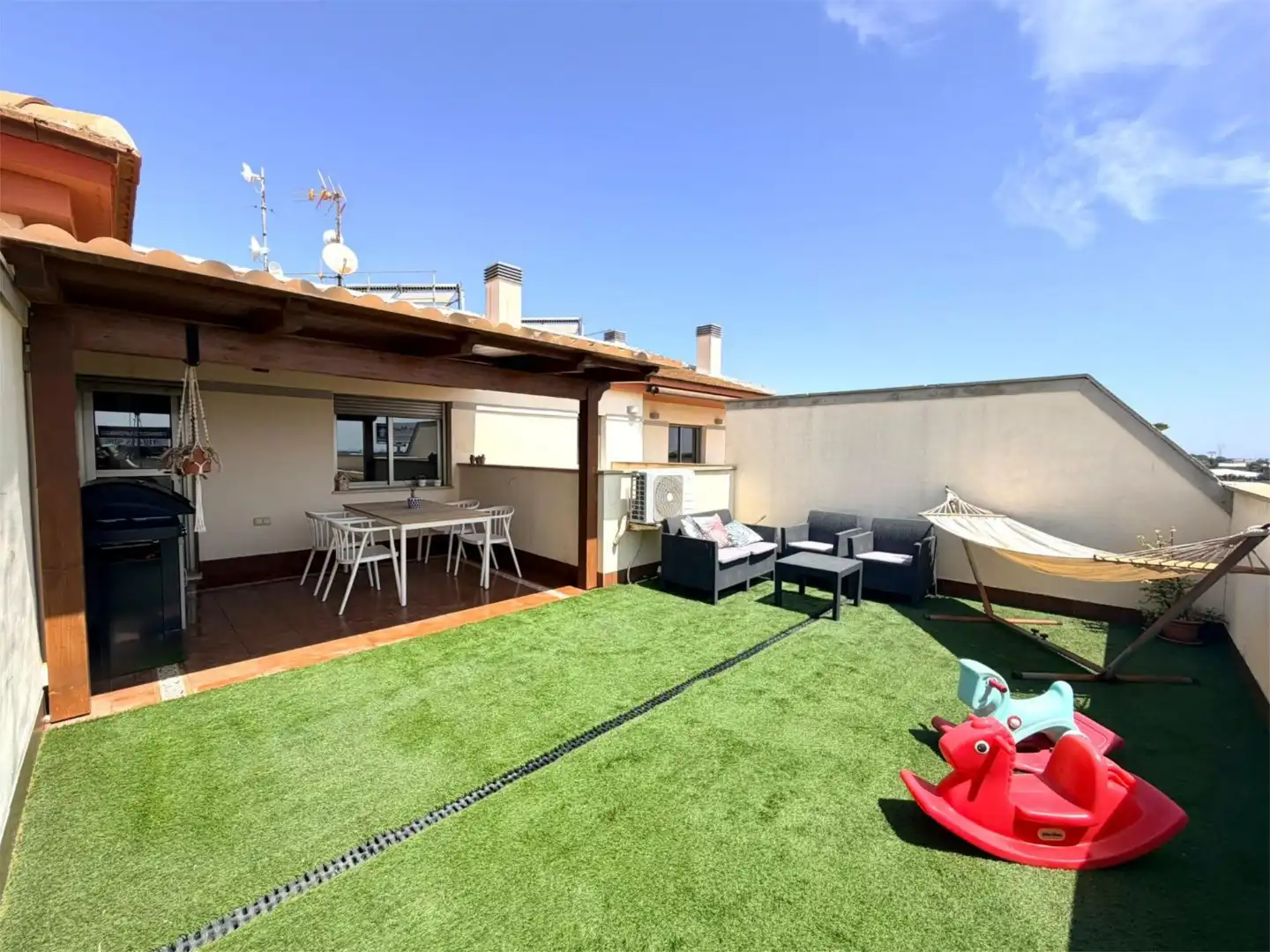 Terrace of Attic for sale in San Javier  with Air Conditioner and Terrace