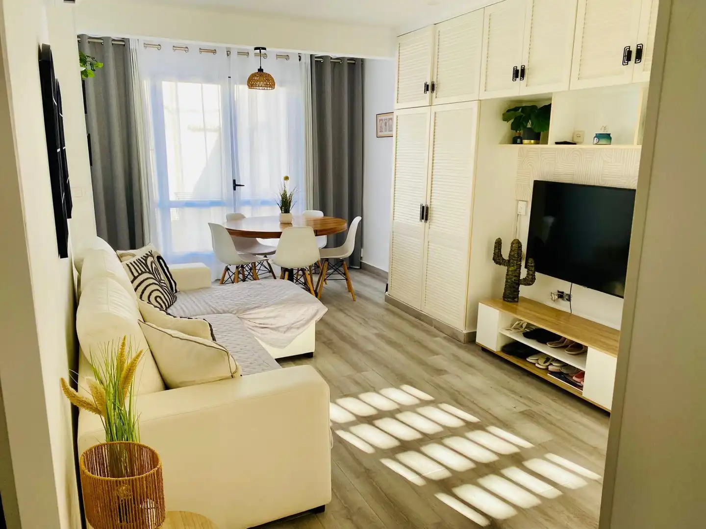 Sala de estar de Piso en venta en Gandia con Aire acondicionado, Calefacción y Amueblado