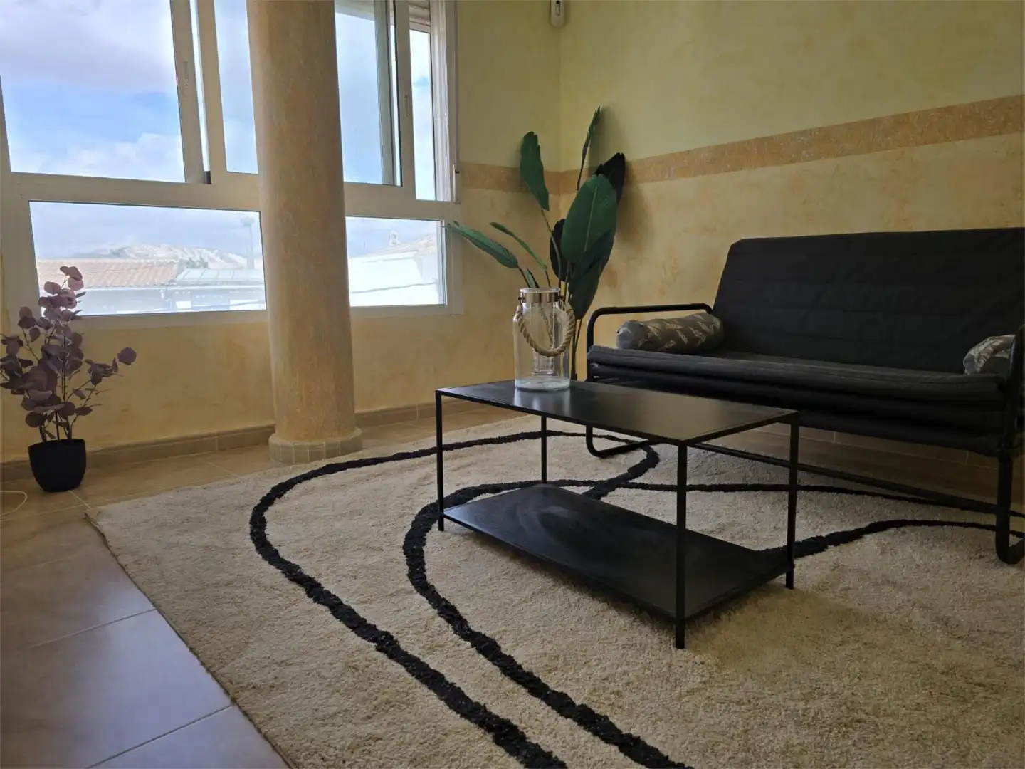 Living room of Flat for sale in Abanilla  with Furnished