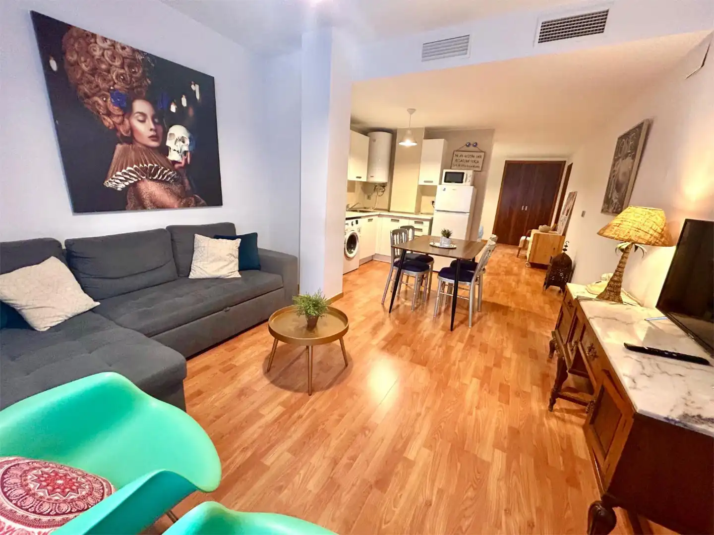 Sala de estar de Piso en venta en Cájar con Trastero y Amueblado