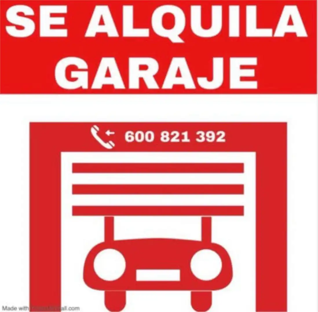 Parking de Garaje de alquiler en El Pla de Santa Maria