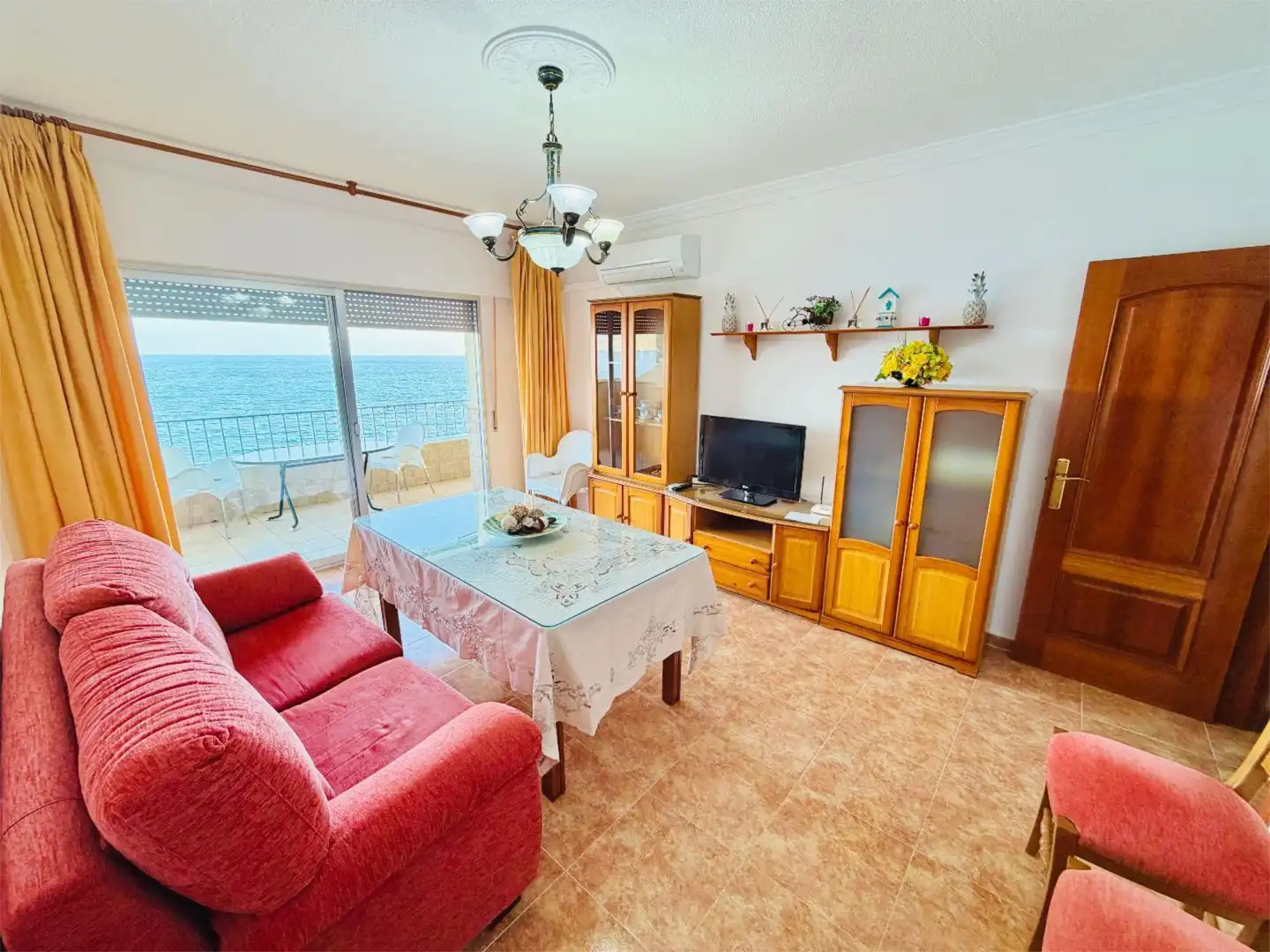 Wohnung zum Verkauf in Paseo de Velilla, 6, Velilla - Velilla Taramay Wohnzimmer von Wohnung zum Verkauf in Almuñécar mit Klimaanlage, Terrasse und Schwimmbad