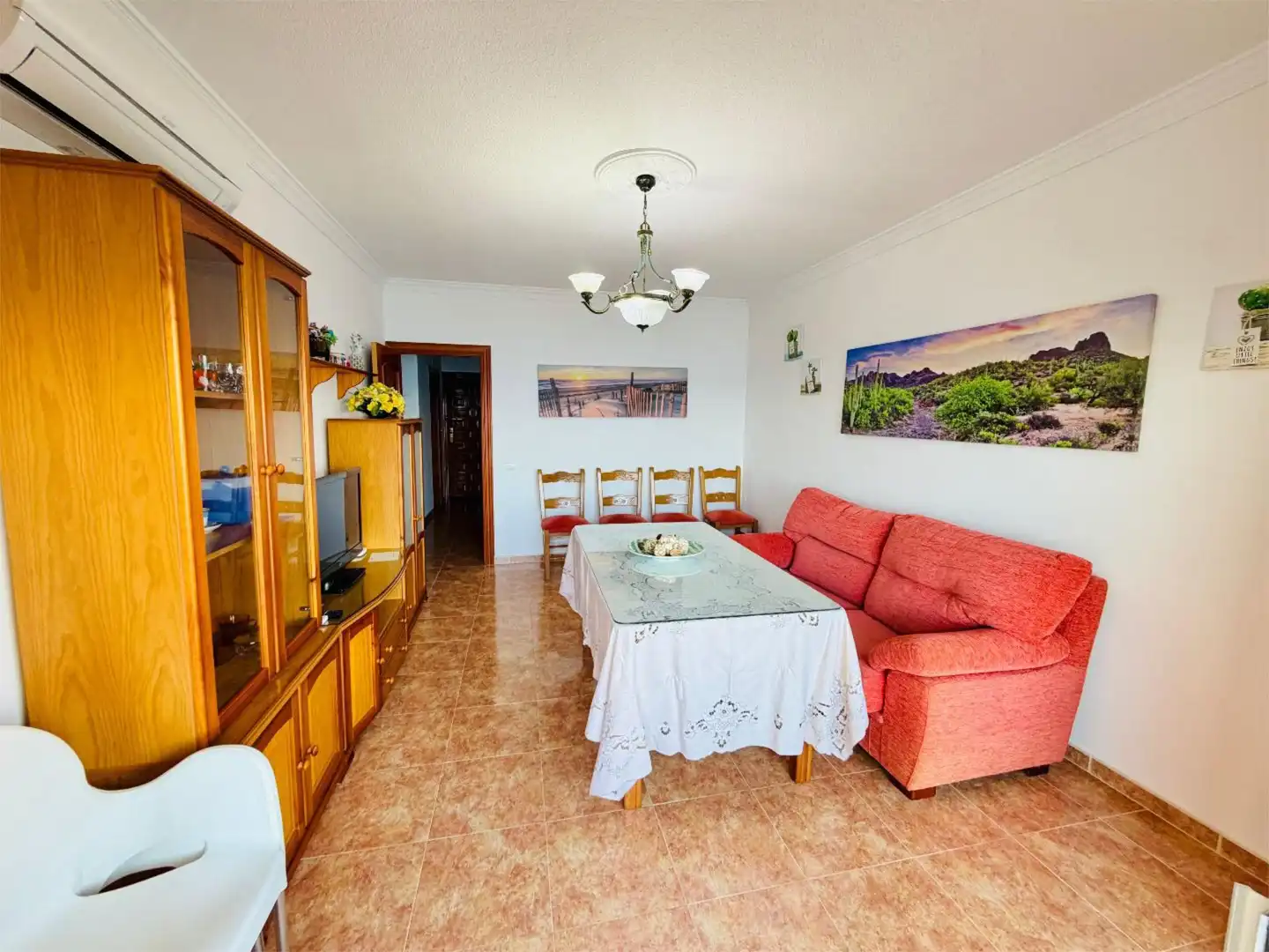 Wohnung zum Verkauf in Paseo de Velilla, 6, Velilla - Velilla Taramay Wohnzimmer von Wohnung zum Verkauf in Almuñécar mit Klimaanlage, Terrasse und Schwimmbad