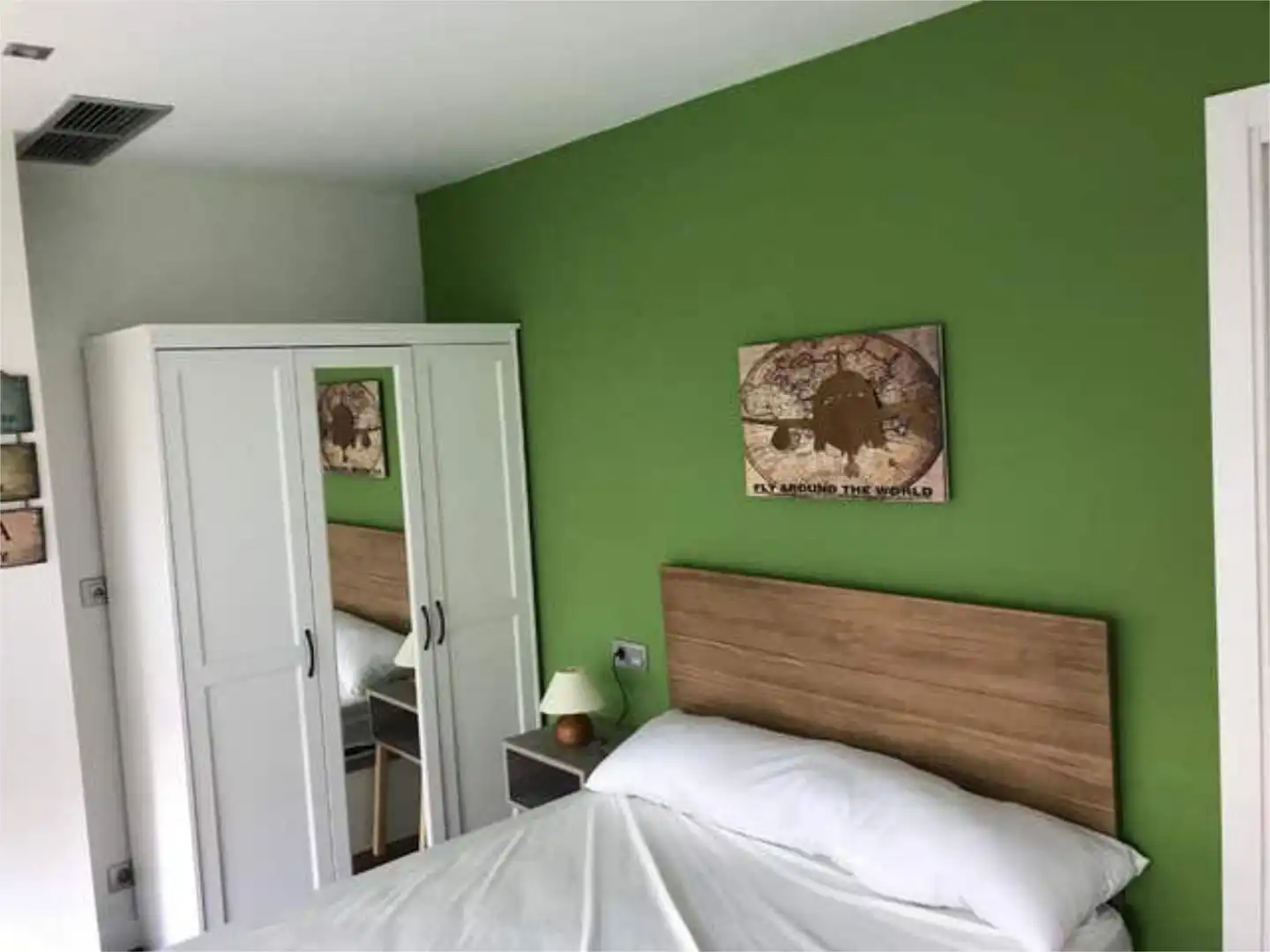 Flat for sale in San Juan Bedroom of Flat for sale in Pamplona / Iruña with Heating, Storage room and Furnished