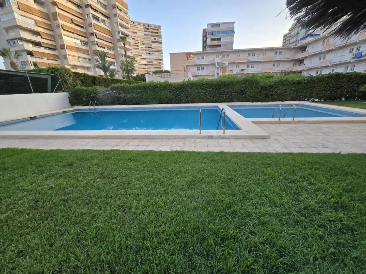 Swimming pool of Flat for rent in Alicante / Alacant  with Air Conditioner, Swimming Pool and Furnished