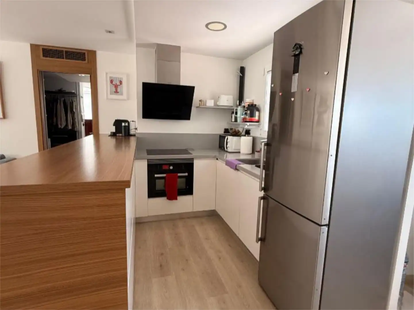 Kitchen of Flat for rent in Alicante / Alacant  with Air Conditioner, Swimming Pool and Furnished