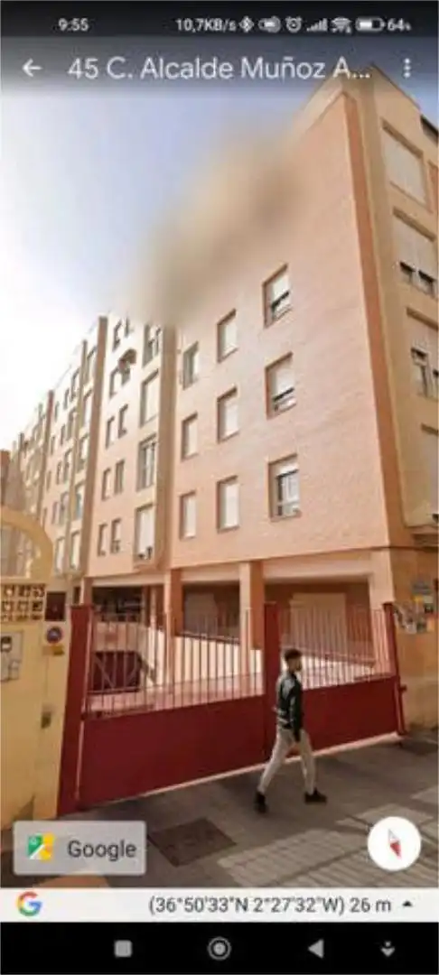 Vista exterior de Piso de alquiler en Almería con Jardín privado
