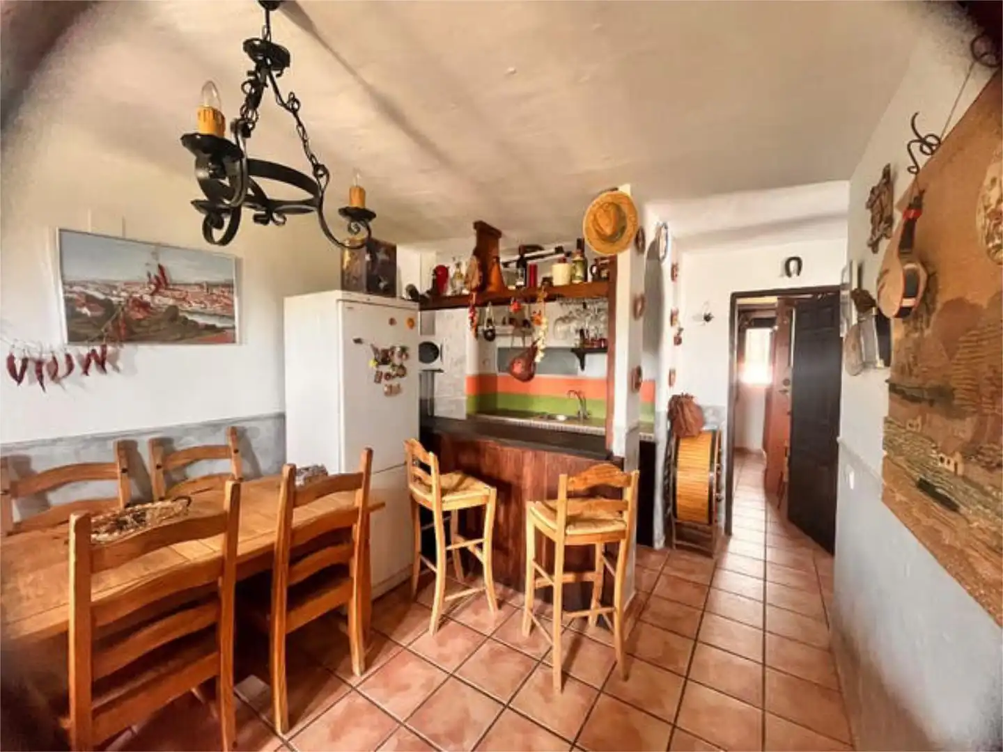Cuina de Apartament en venda en Alpujarra de la Sierra amb Calefacció, Jardí privat i Moblat