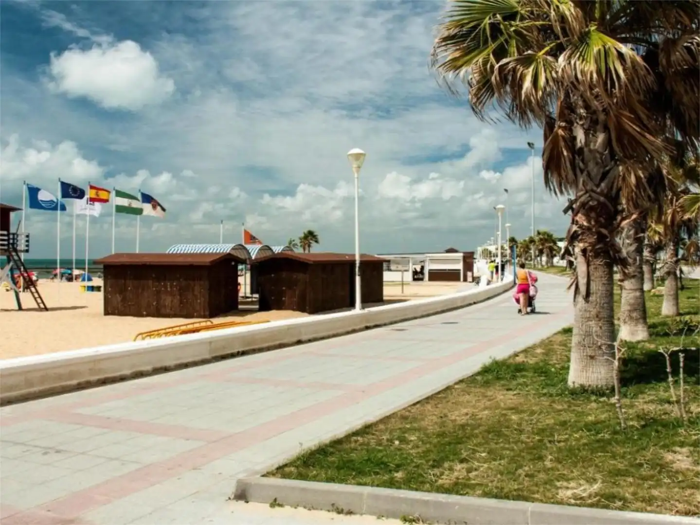 Exterior view of Flat for sale in Chipiona  with Air Conditioner and Balcony