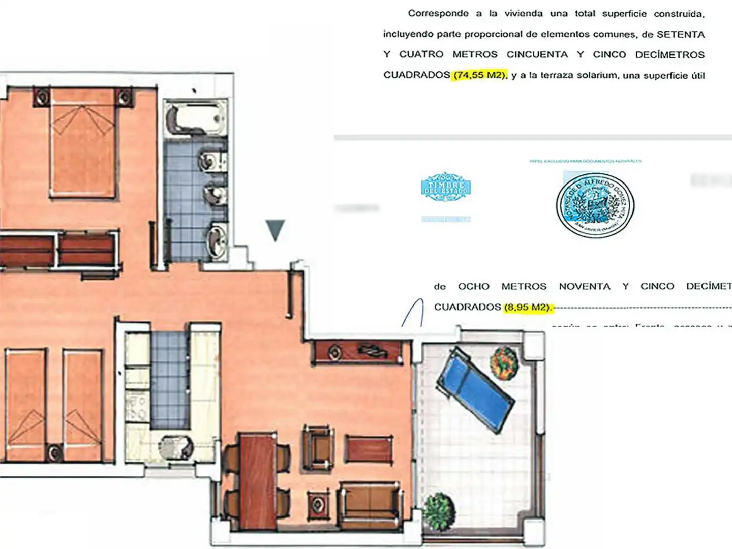 Flat for sale in Torre-Pacheco  with Air Conditioner, Terrace and Swimming Pool