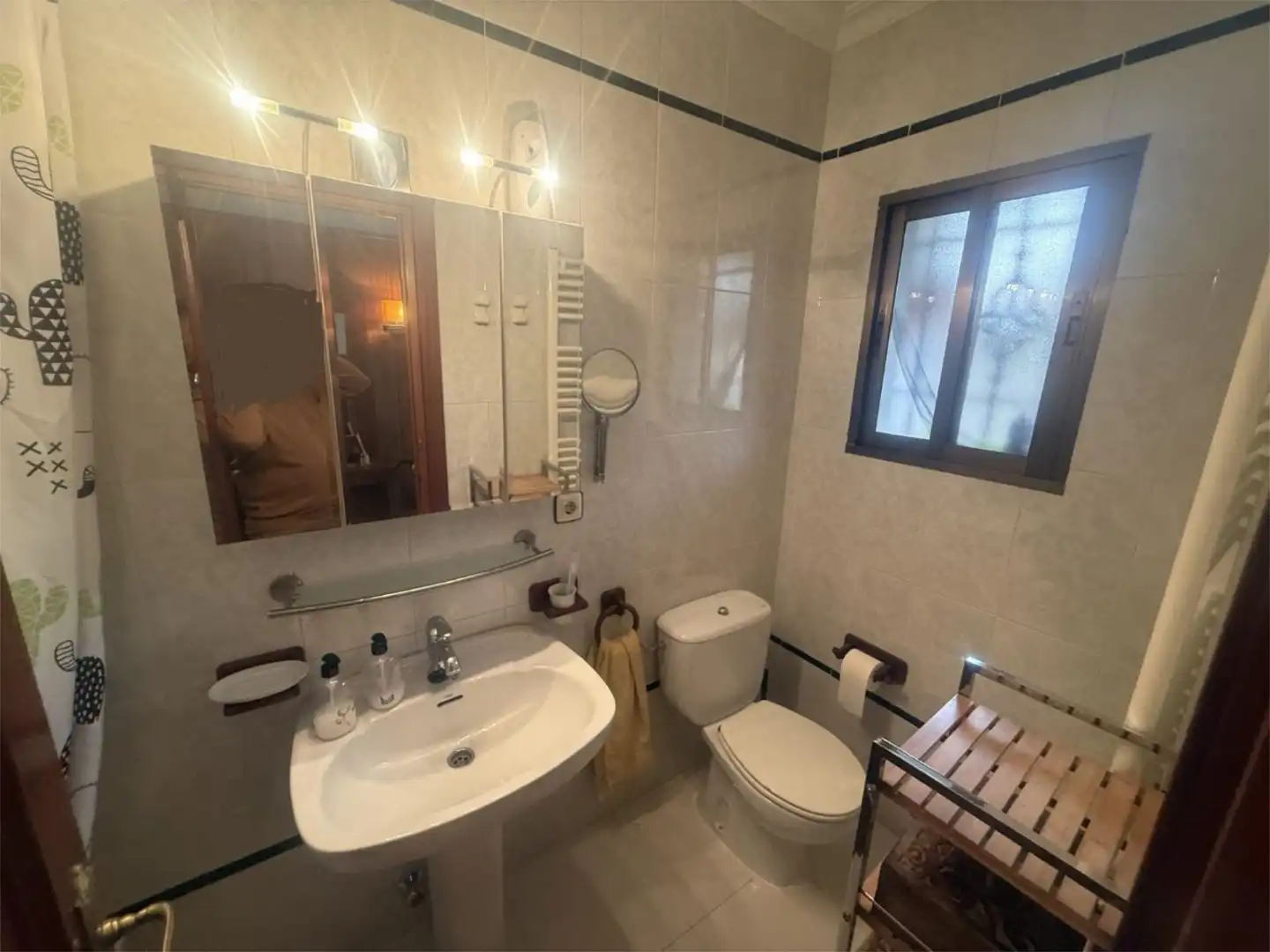 Bathroom of Houses for rent in Almodóvar del Campo  with Air Conditioner, Heating and Private garden