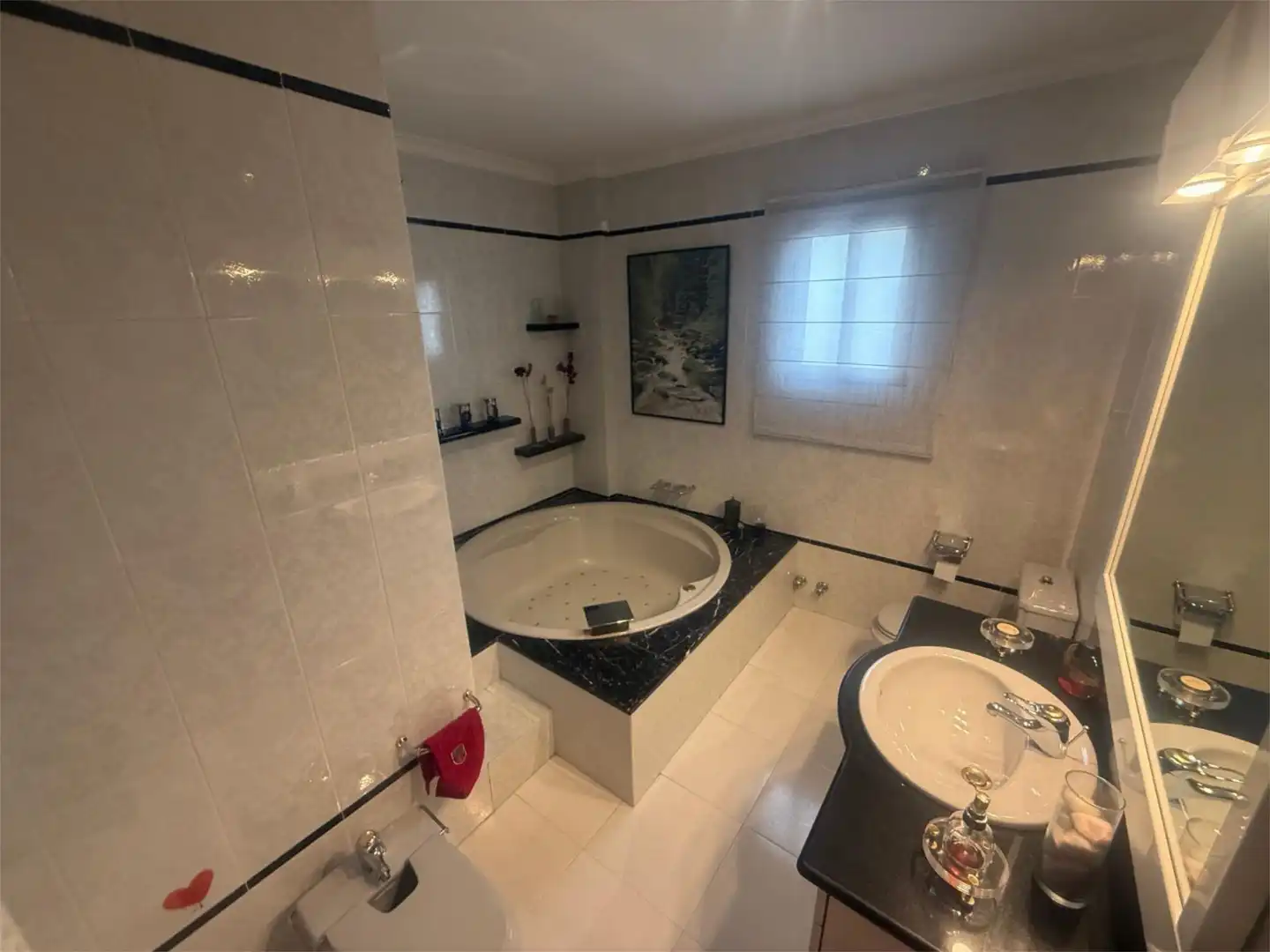 Bathroom of Houses for rent in Almodóvar del Campo  with Air Conditioner, Heating and Private garden