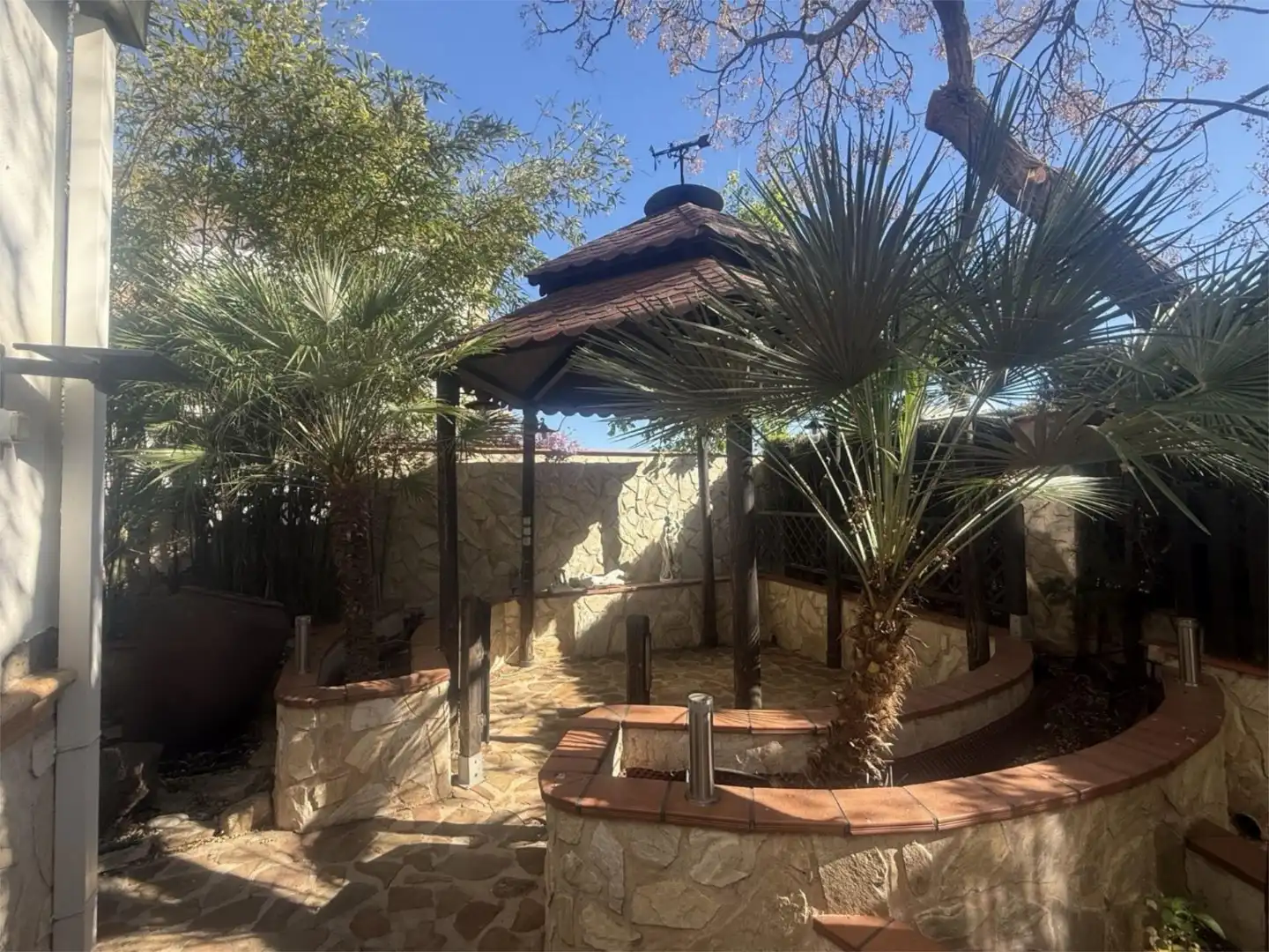 Terrace of Houses for rent in Almodóvar del Campo  with Air Conditioner, Heating and Private garden