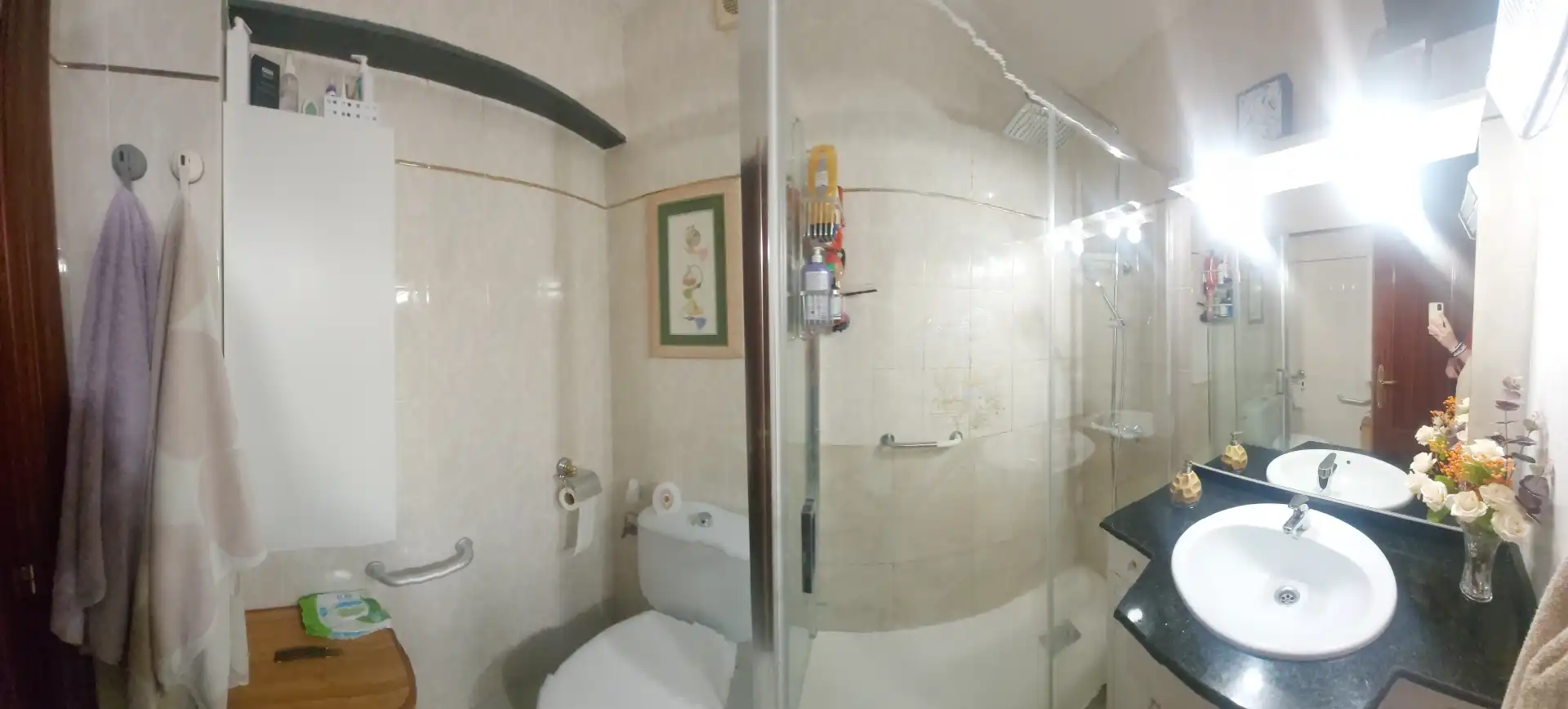 Wohnung zum Verkauf in Valentin de Berriotxoa Kalea, 2, Centro Badezimmer von Wohnung zum Verkauf in Portugalete mit Balkon