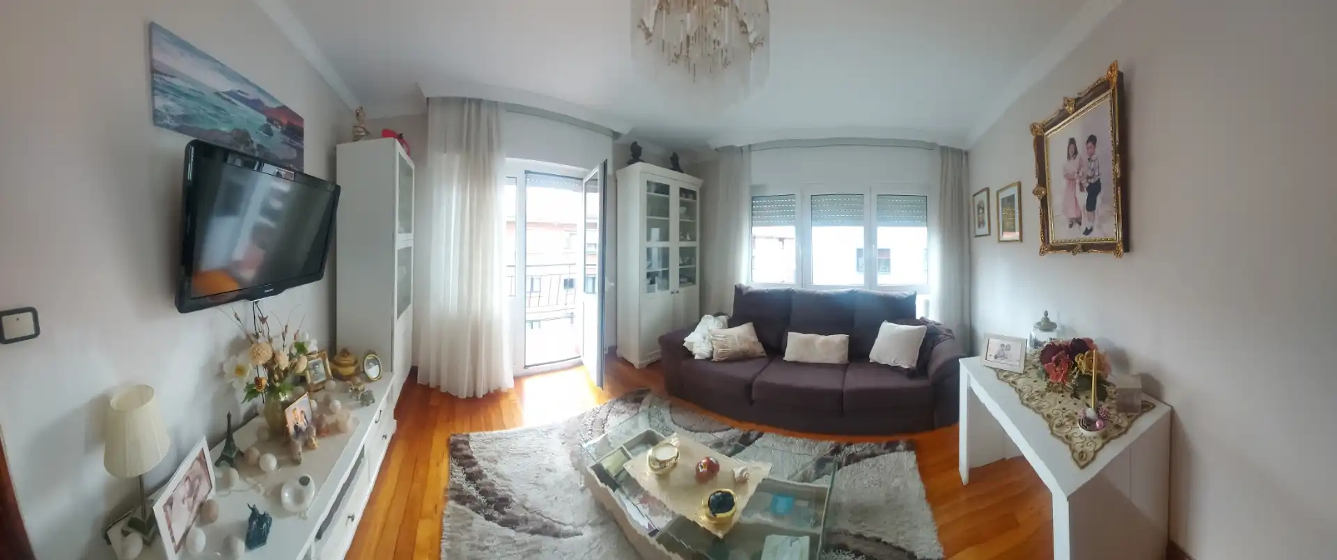 Wohnung zum Verkauf in Valentin de Berriotxoa Kalea, 2, Centro Wohnzimmer von Wohnung zum Verkauf in Portugalete mit Balkon