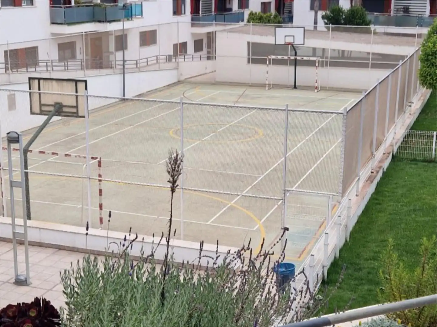 Parking of Flat for sale in Lucena  with Air Conditioner, Terrace and Swimming Pool