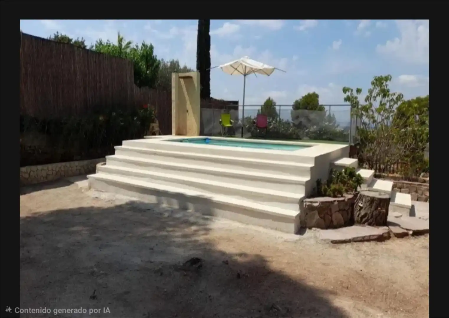 Piscina de Casa o xalet de lloguer en Náquera amb Aire condicionat, Terrassa i Piscina