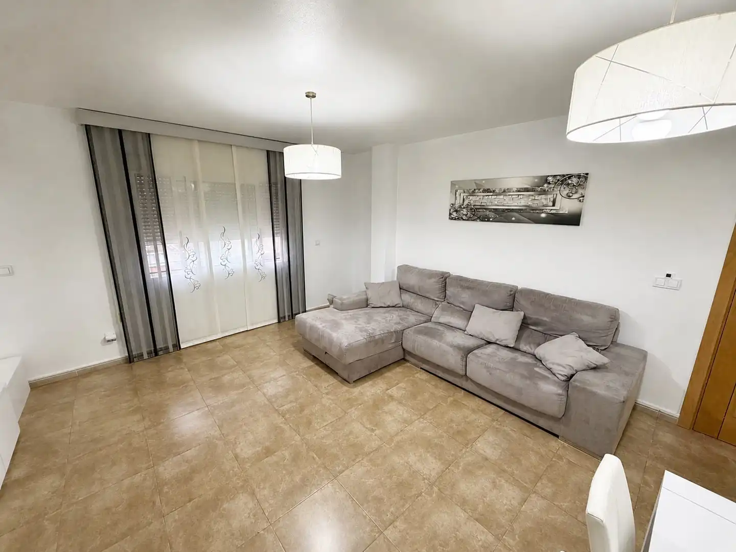 Flat for sale in Calle Sierra Espuña, 13, Sangonera la Verde Living room of Flat for sale in Murcia Capital with Air Conditioner, Swimming Pool and Balcony