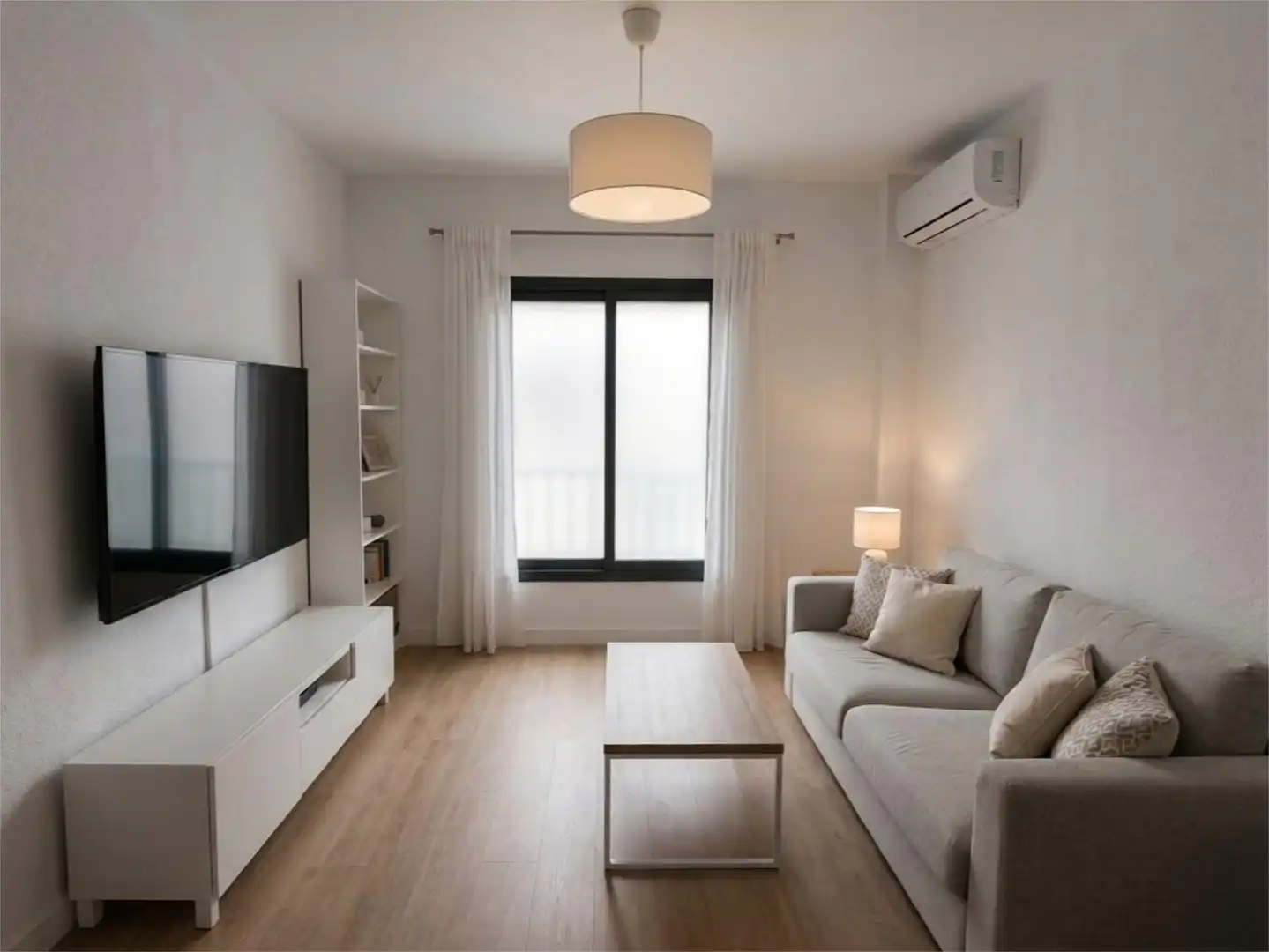 Piso en venta en Calle Turia, 19, Centro - Barriada Mallorca Sala de estar de Piso en venta en Camas con Aire acondicionado