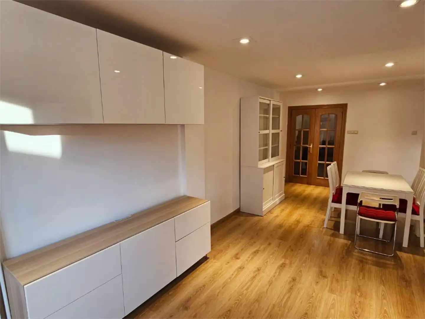Dining room of Flat for rent in Granada  with Air Conditioner, Heating and Parquet flooring
