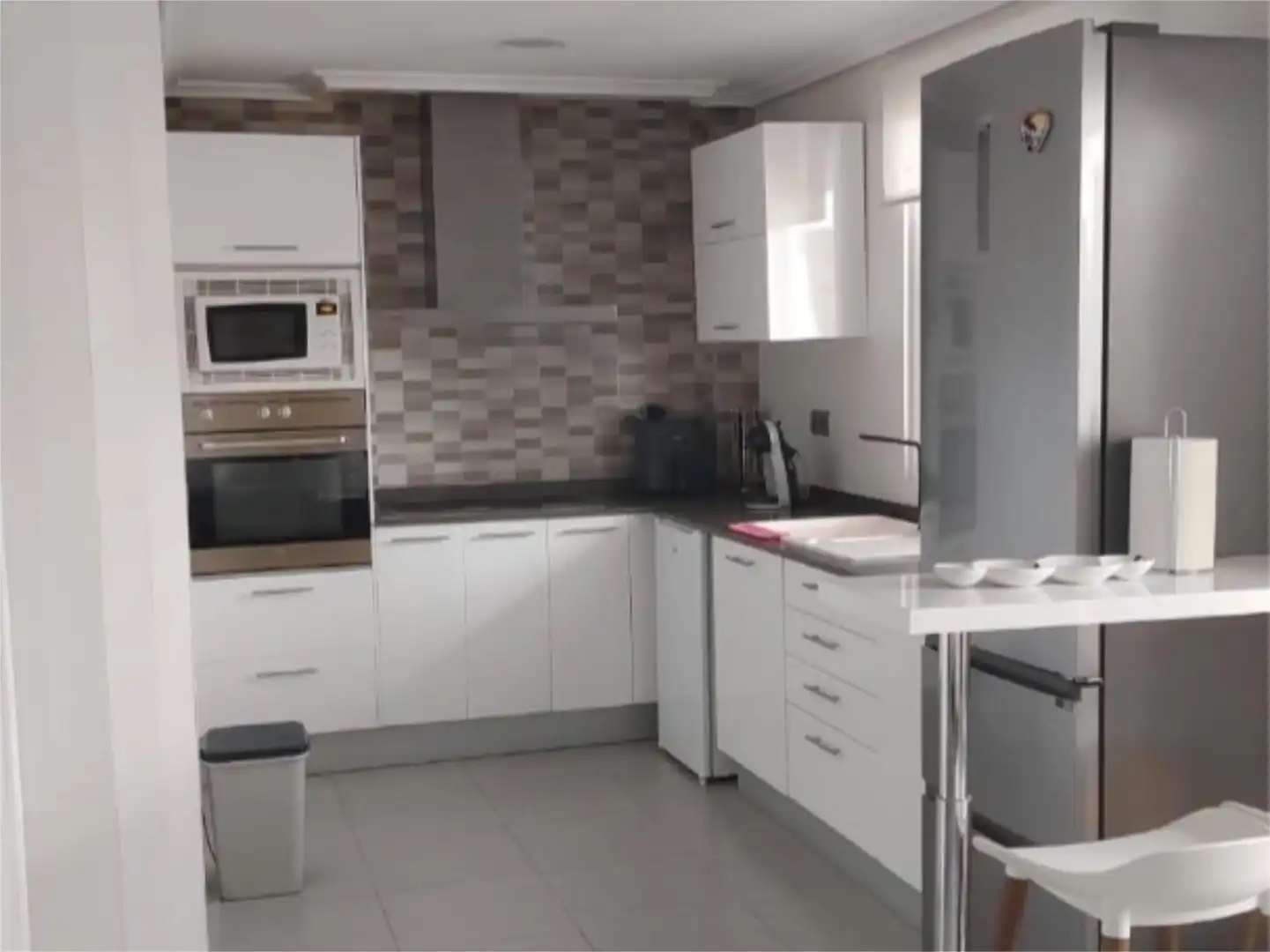 Küche von Wohnung zum Verkauf in Moncofa mit Klimaanlage und Balkon