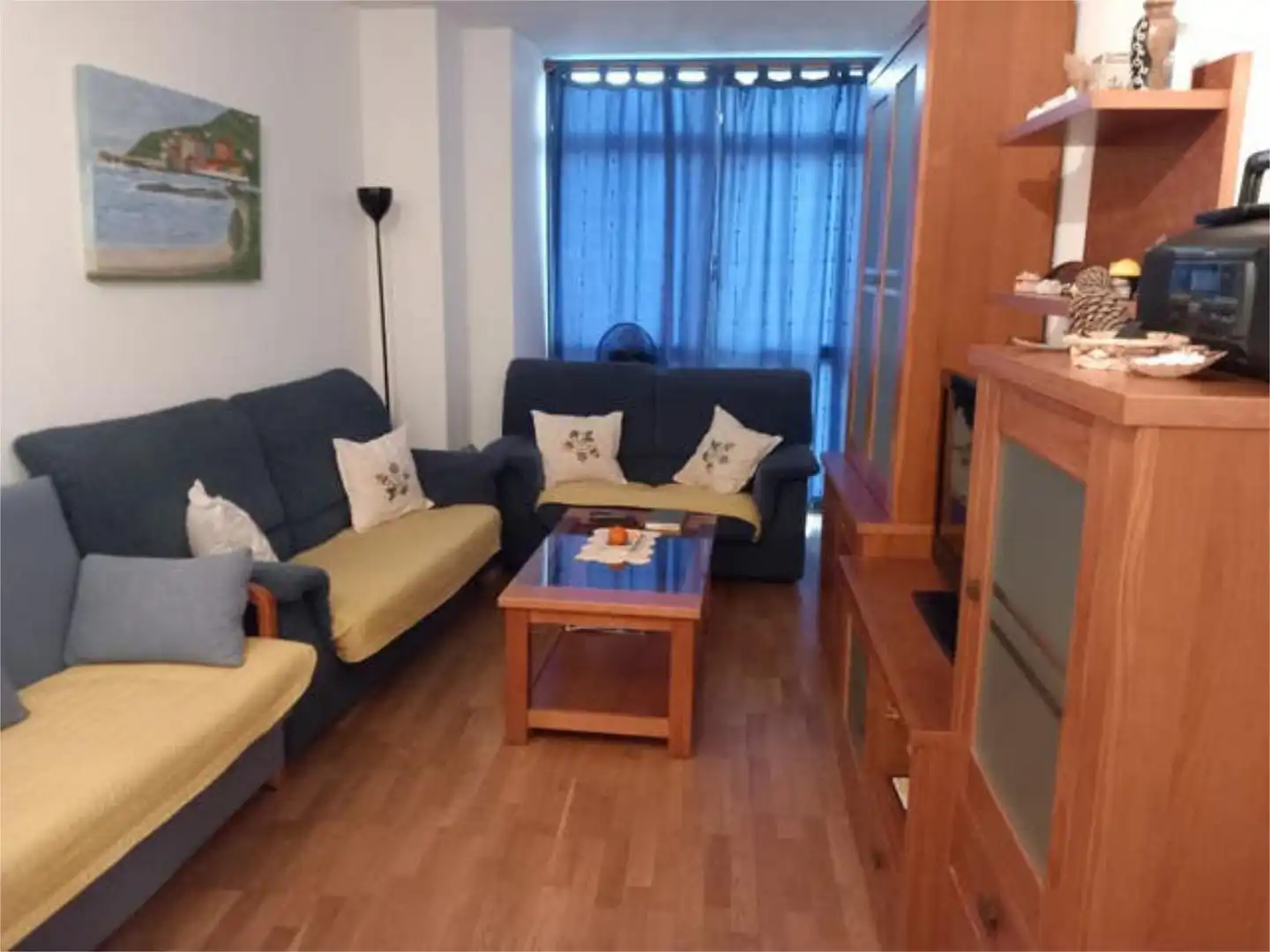 Wohnzimmer von Wohnung zur Miete in Boiro mit Terrasse