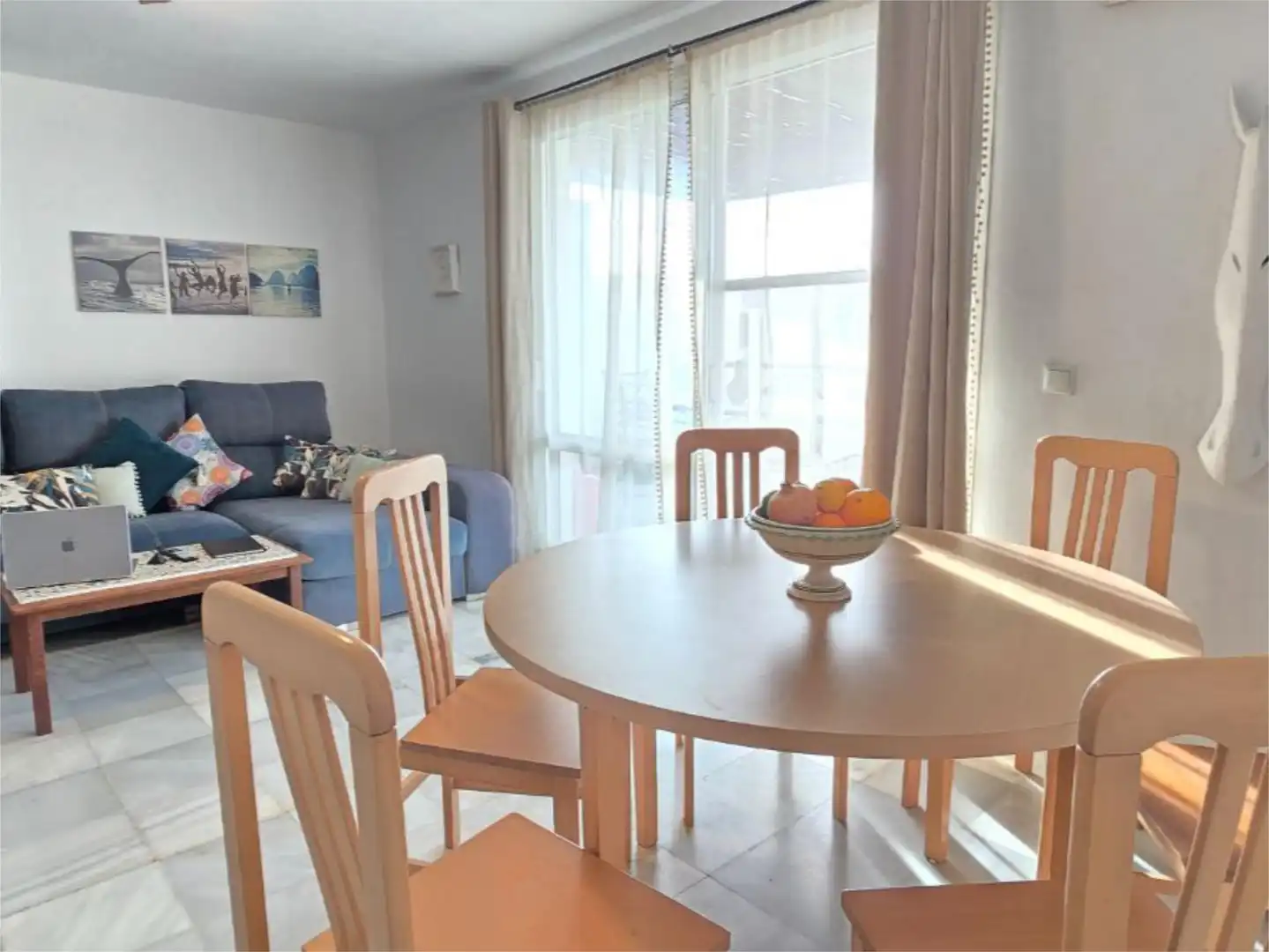 Comedor de Dúplex de alquiler en Estepona con Aire acondicionado, Calefacción y Amueblado
