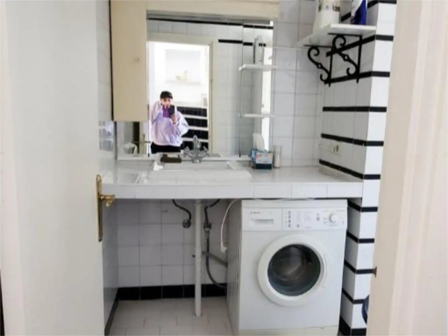Baño de Dúplex de alquiler en Estepona con Aire acondicionado, Calefacción y Amueblado