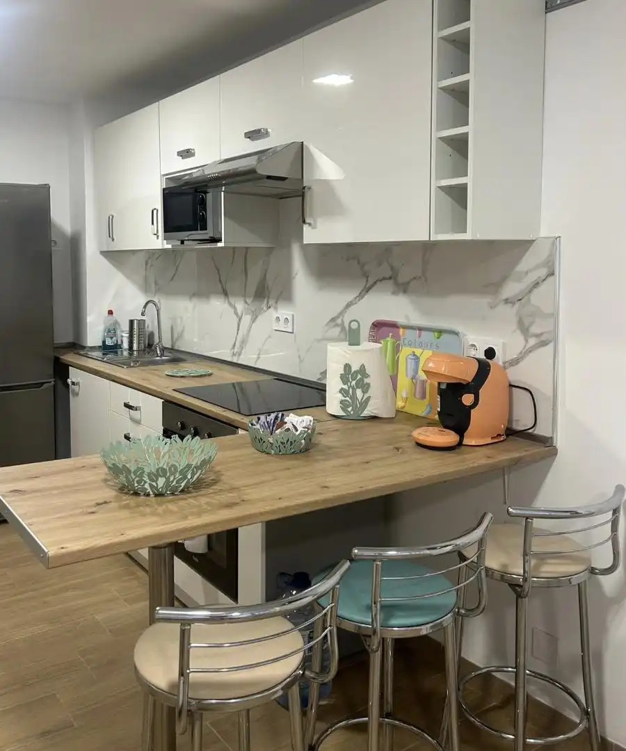 Wohnung zur Miete in Calle la Hoya, 36, Zona Martiánez Küche von Wohnung zur Miete in Puerto de la Cruz