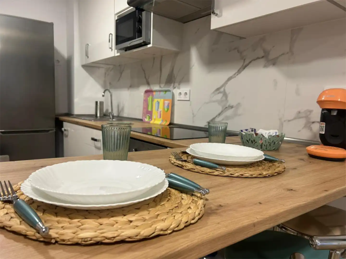 Wohnung zur Miete in Calle la Hoya, 36, Zona Martiánez Küche von Wohnung zur Miete in Puerto de la Cruz
