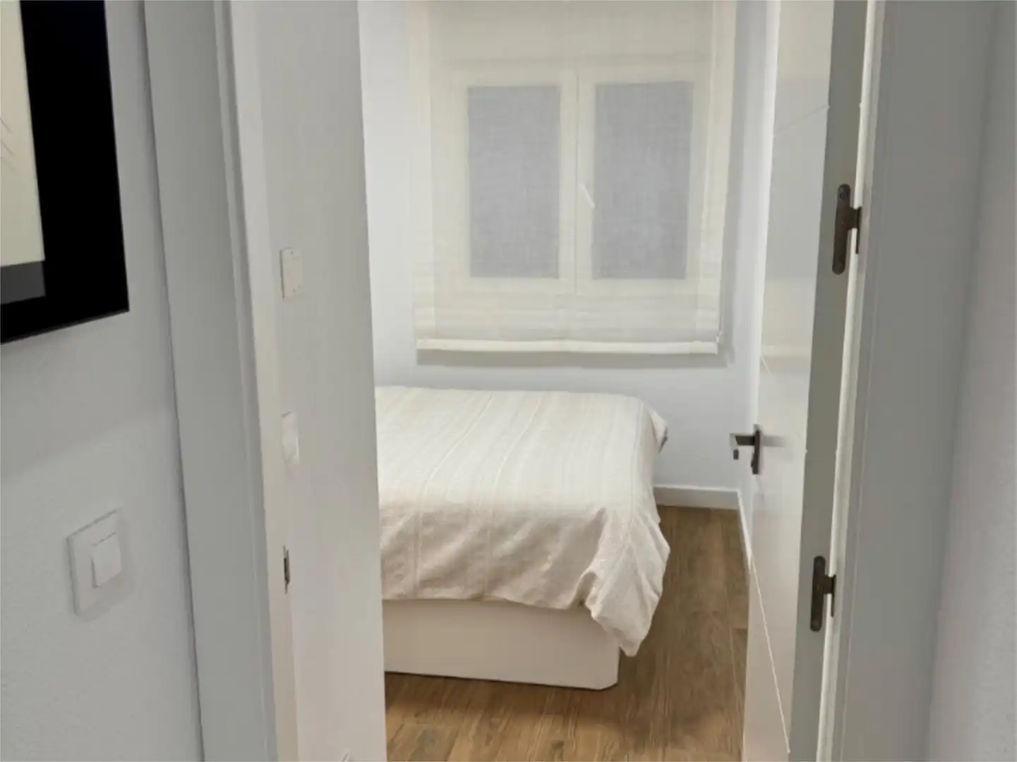 Pis de lloguer a Calle Pío Baroja, 16, Los Narejos - Punta Calera Dormitori de Pis de lloguer en Los Alcázares amb Aire condicionat, Terrassa i Moblat