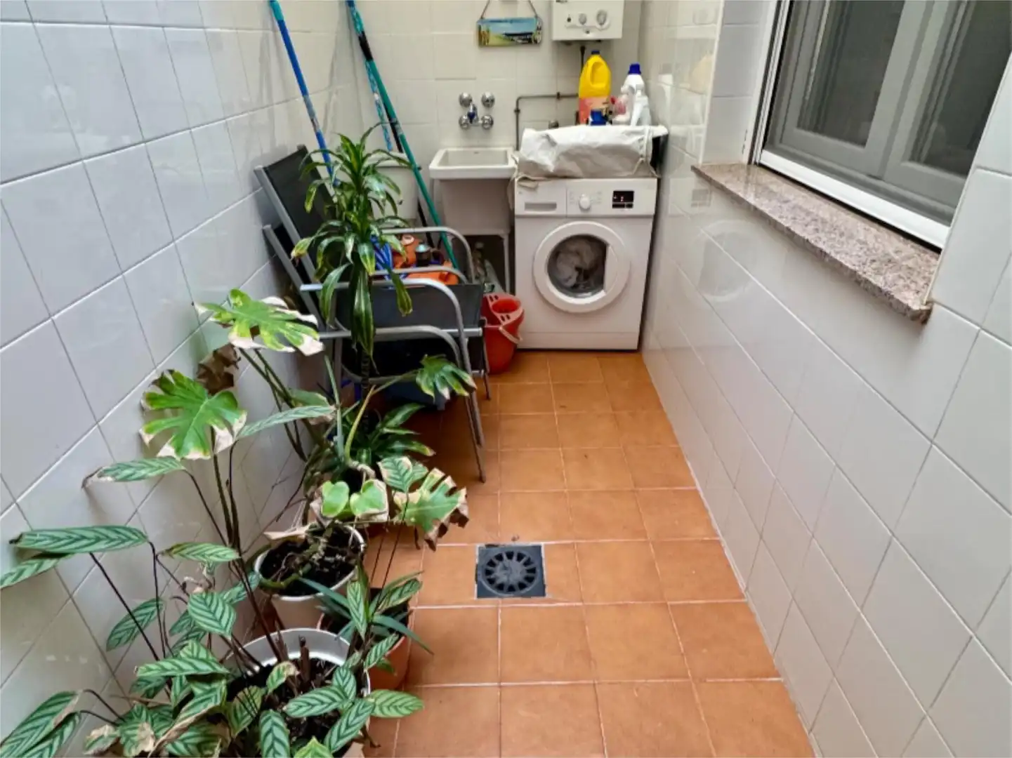 Pis de lloguer a Calle Pío Baroja, 16, Los Narejos - Punta Calera Terrassa de Pis de lloguer en Los Alcázares amb Aire condicionat, Terrassa i Moblat