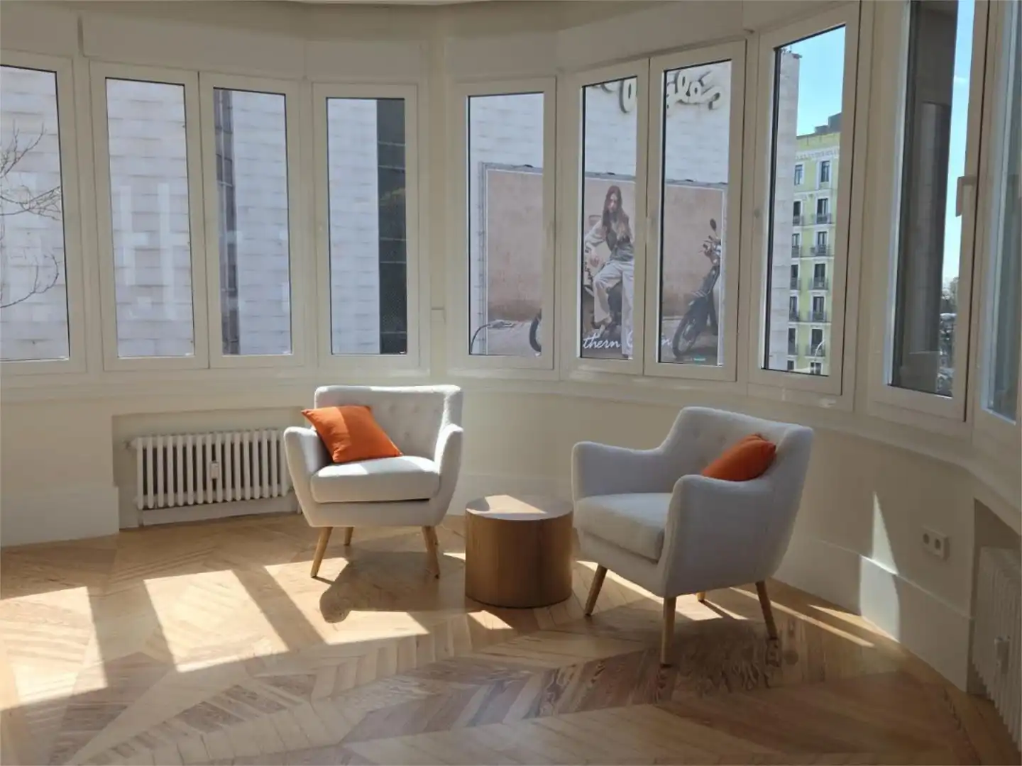 Living room of Flat for sale in  Madrid Capital  with Air Conditioner