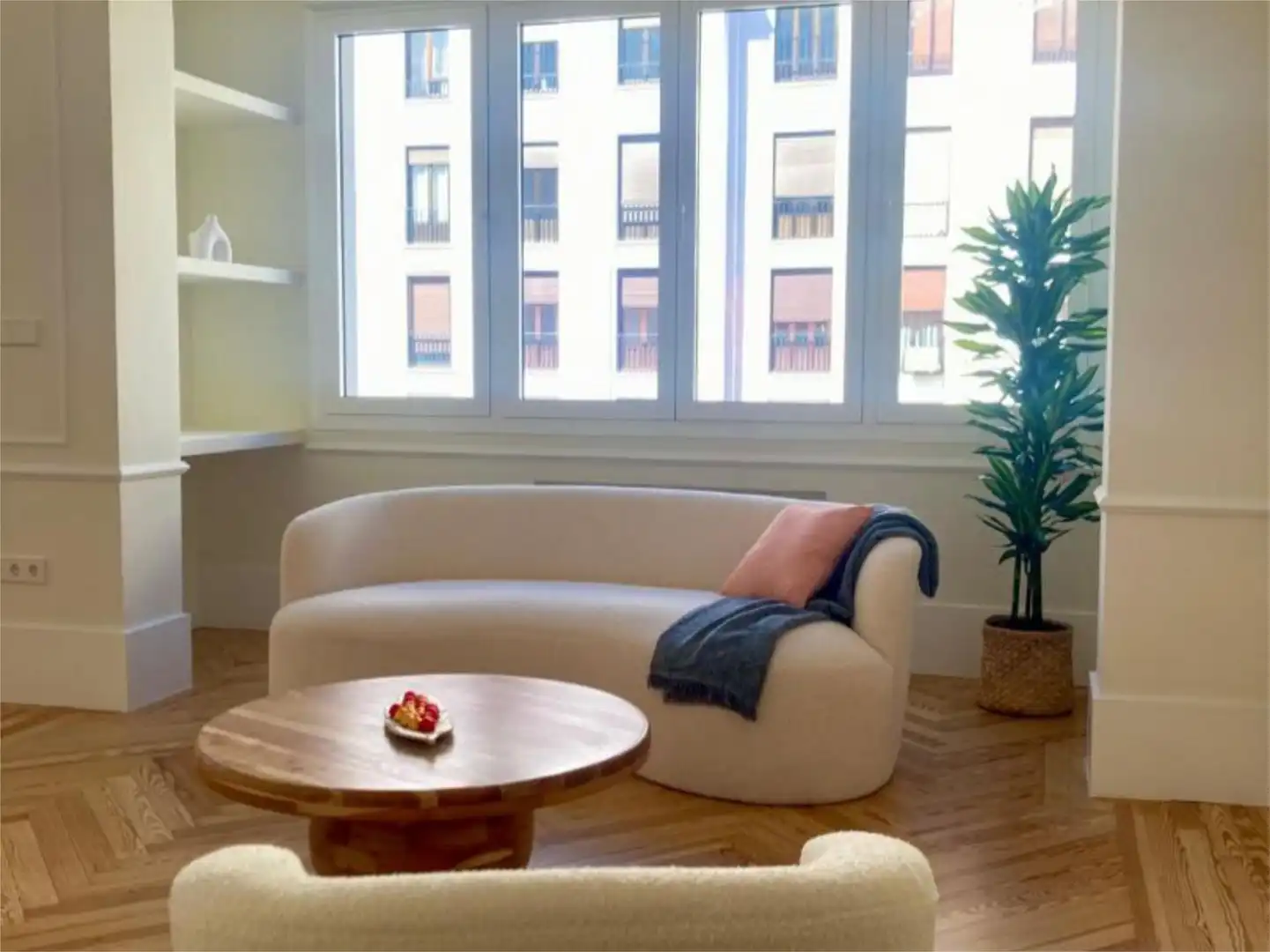 Living room of Flat for sale in  Madrid Capital  with Air Conditioner