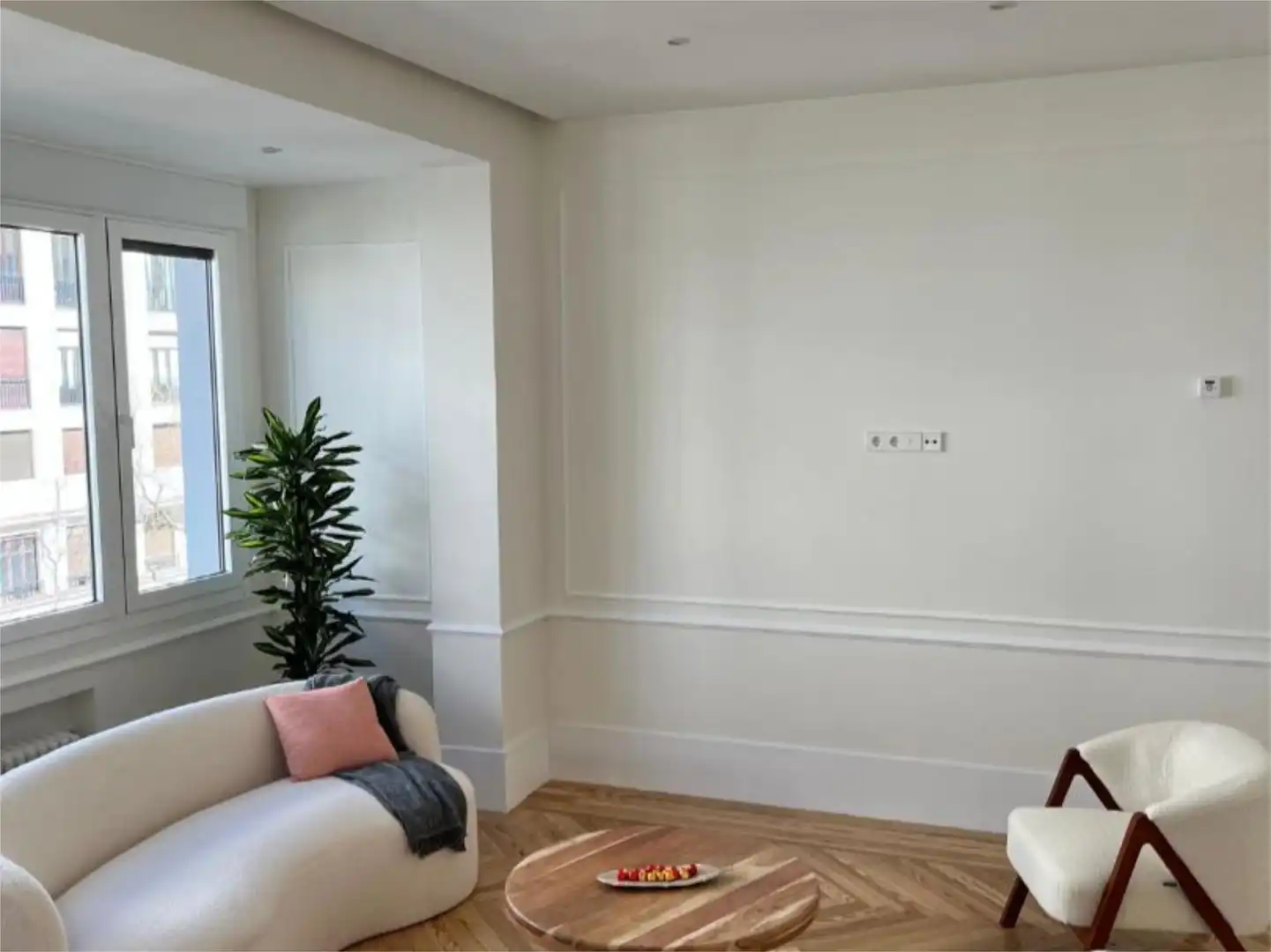 Living room of Flat for sale in  Madrid Capital  with Air Conditioner