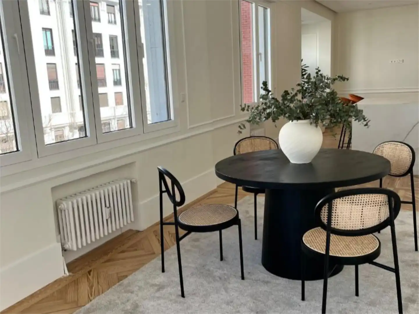 Dining room of Flat for sale in  Madrid Capital  with Air Conditioner