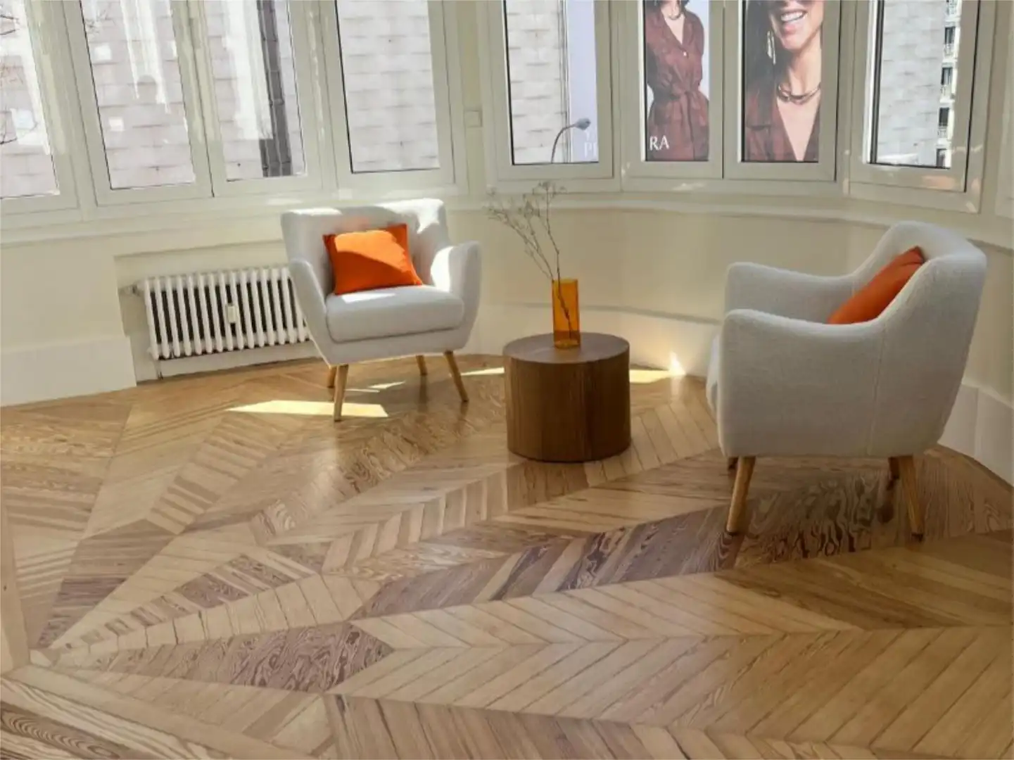 Living room of Flat for sale in  Madrid Capital  with Air Conditioner
